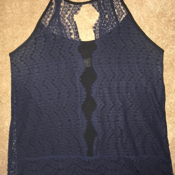 Anthropologie Postmark Lace overlay tank size S - Picture 5 of 8